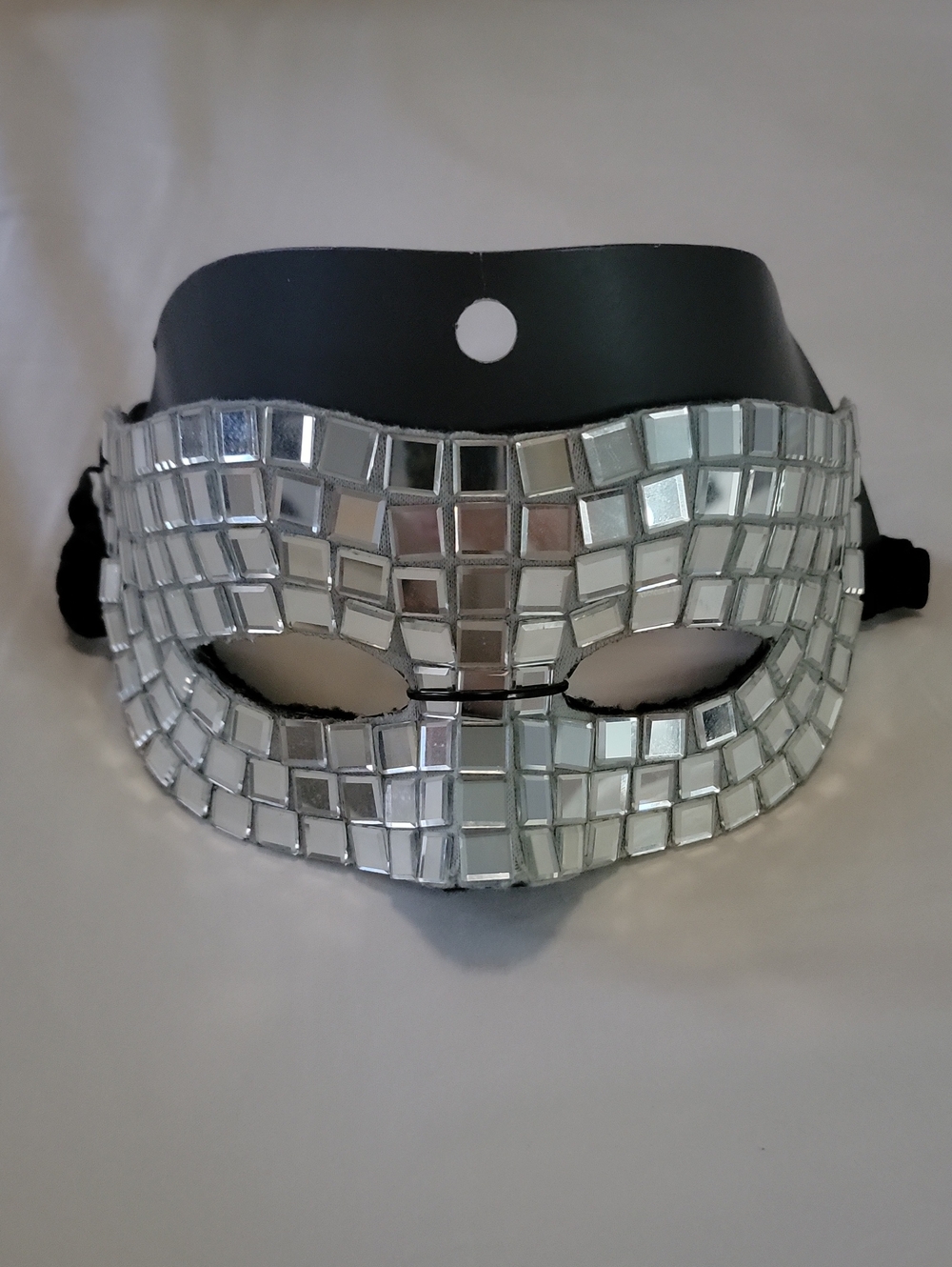 Mirrored Silver Mosaic Masquerade Mask - Target NWT Halloween Costume